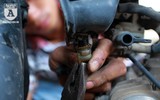 Cửa hàng sửa xe miễn phí cho người dân vùng lũ tại Chương Mỹ